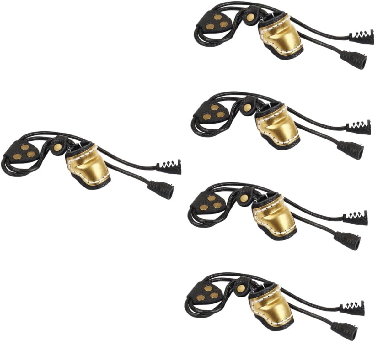 VANZACK 5pcs Hunting Finger Protector Archery String Finger Saver Archery Glove Workmanship