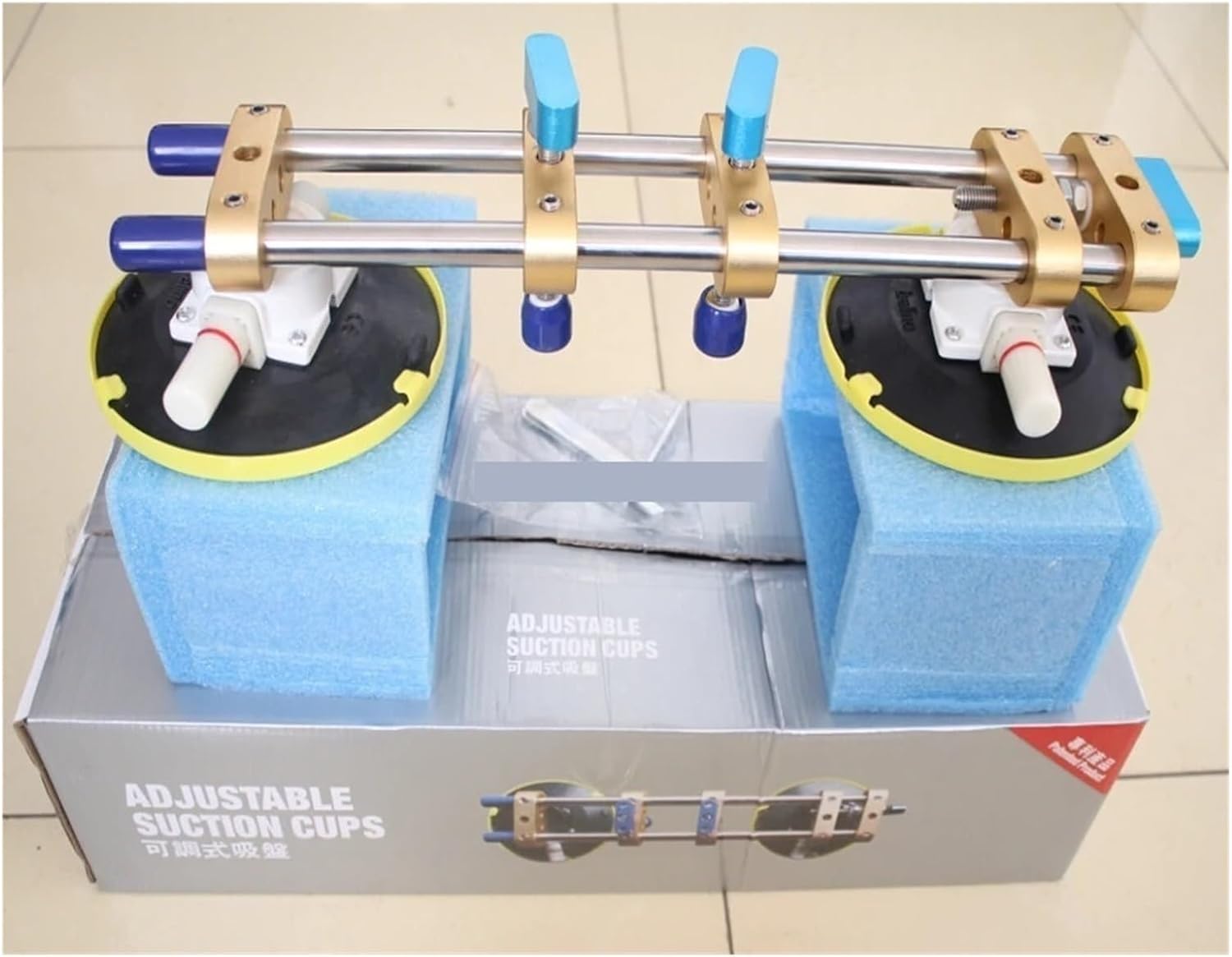 Reliable Hold Professional Dual Hand Cup Stone Seam Setter With Aluminum Case - For Marble, Granite, And Flooring Installation for Reliable Hold