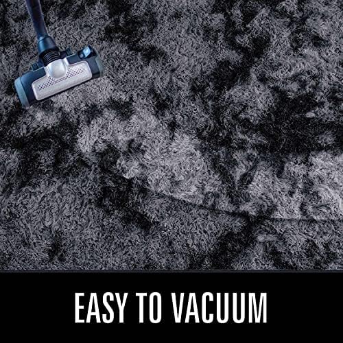 Calore Soft Area Rug Modern Fluffy Shaggy Rugs for Bedroom Carpet for Living Room Kids Room Nursery Rug Play Mat (Black Grey, 3' 9'' x 5' 2'' (120 x 160cm)) 5 61vlspnlXML. AC