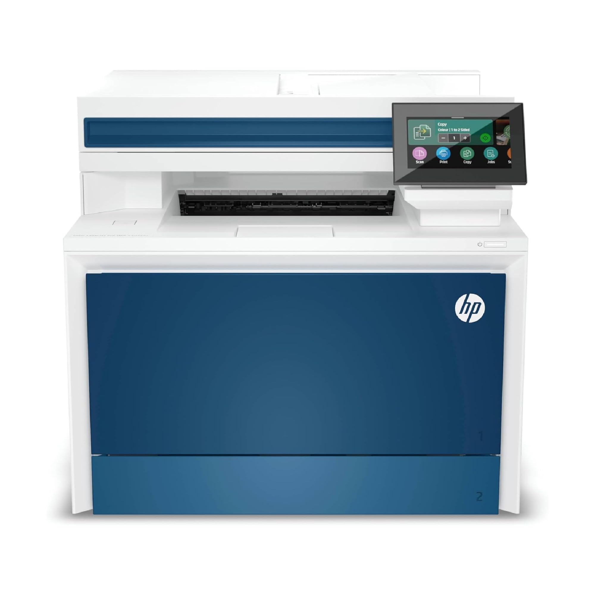 HP Color LaserJet Pro MFP 4302fdn 4RA84F, Impresora multifunción A4, Impresión dúplex automática, 33 ppm, USB, Wi-Fi, Ethernet, Fax, Copia, Escanear, ADF, Pantalla táctil de 4,3", Azul Blue Angel