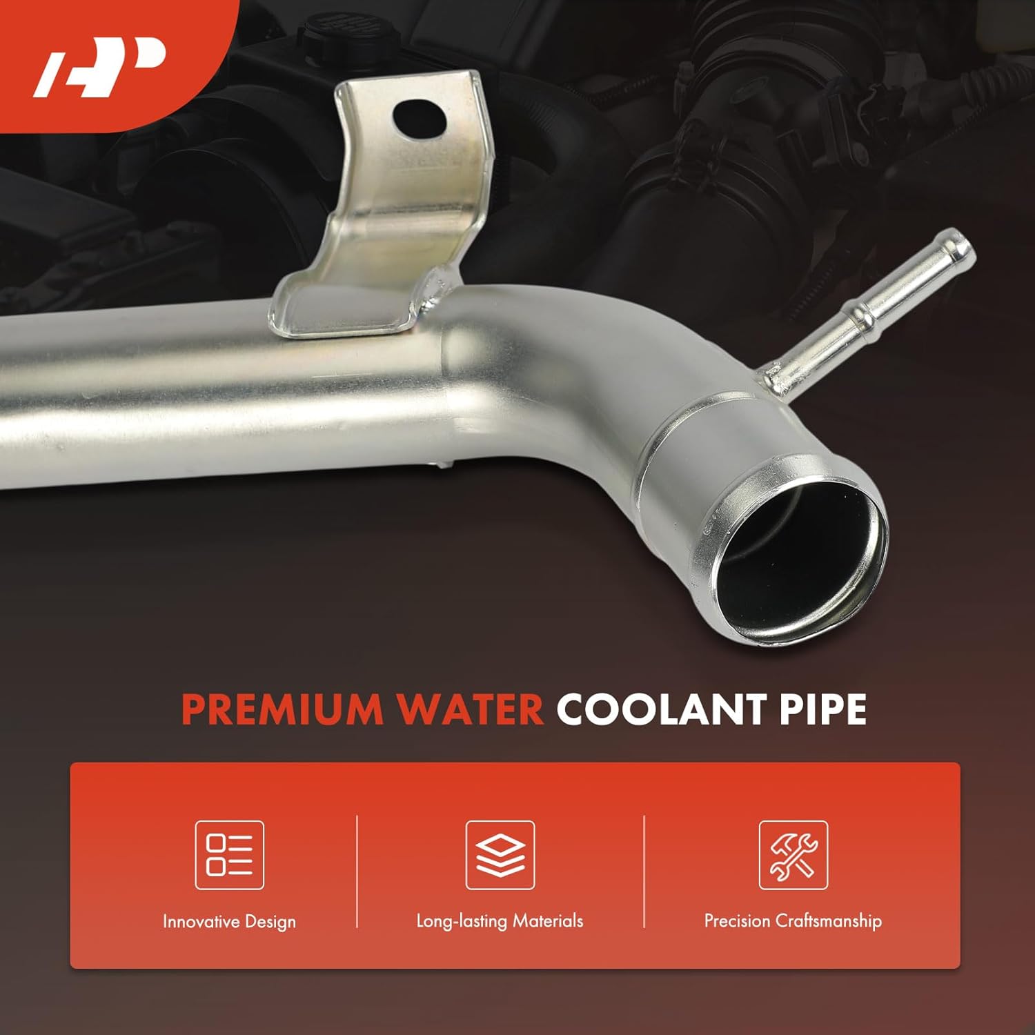 A-Premium Engine Water Coolant Hose Pipe Compatible with Suzuki Grand Vitara 2009 2010 2011 2012 2013, 2.4L
