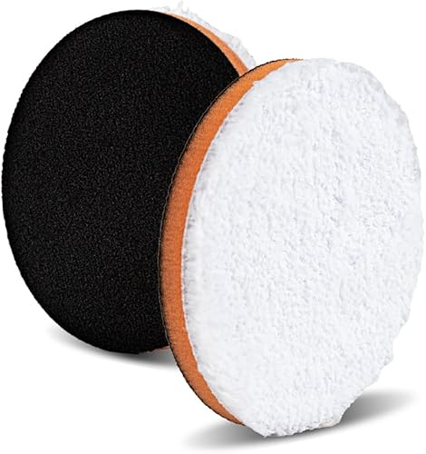 Miniatura 8 de Almohadilla de microfibra de corte ligero de un solo paso de 6.25 pulgadas (paquete de 2) - Ideal para eliminar defectos moderados, remolinos y