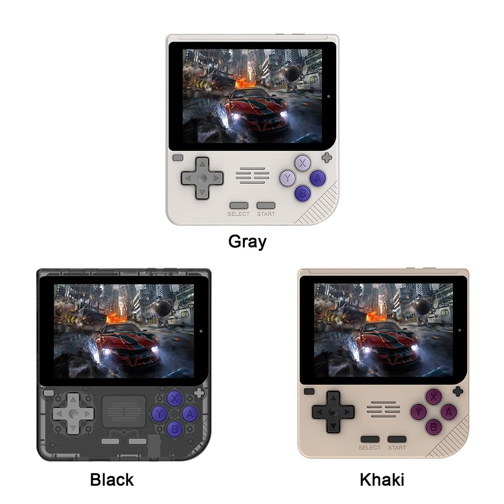 Aoresac Lettore di Giochi Portatile, Console per Videogiochi Portatile con Schermo IPS da 3,5'' con Chip di Aggiornamento, Batteria a Lunga Durata per Intrattenimento Senza Fine, (128G)