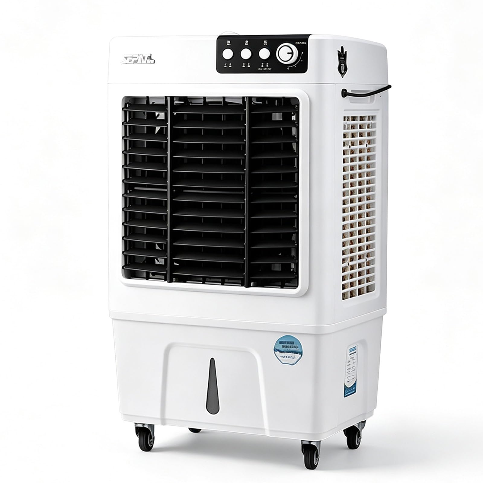 Evaporative Air Cooler with 3 Speeds, Swamp Cooler with 30L Water Tank, 120° Oscillation, Portable Air Conditioners for Bedroom Indoor Room