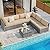 Shintenchi 7 Pieces Outdoor Patio Sectional Sofa Couch, Silver PE Wicker Furniture Sets, Patio Conversation Sets with Washable Cushions Glass Coffee Table for Garden, Poolside, Backyard, Khaki