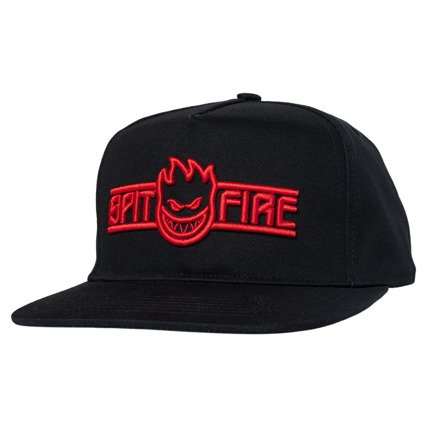 Wheels Hat LTB Arch Bighead Script Snapback Black/Red