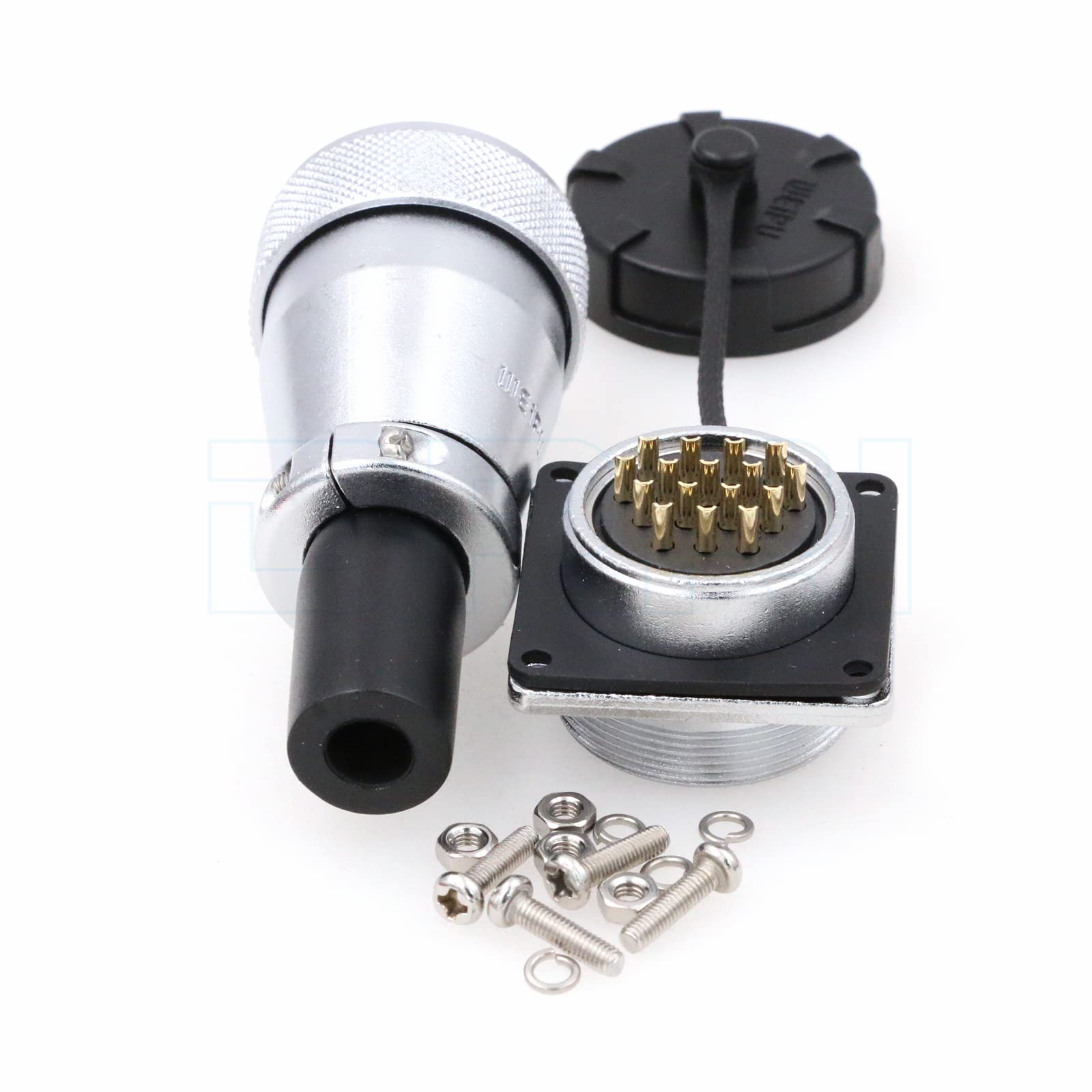 DRRI Weipu WS28 Connettore Per Paratia Aeronautica In Metallo Resistente A 16 Pin Per Pannello Solare - Foto 12