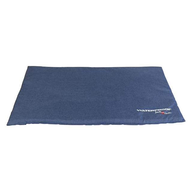 JACK AND VANILLA, Waterproof, Cojín de Jaula para Perro, Impermeable, Azul, Talla XXL, 119 x 73 cm
