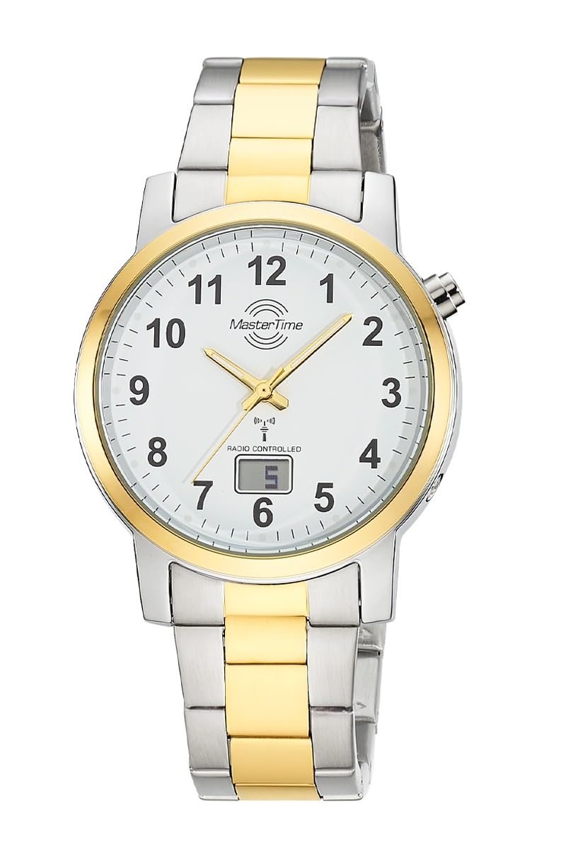 Master Time Funk Quarz Herren Uhr mit digitalem Datum MTGA-10956-12M