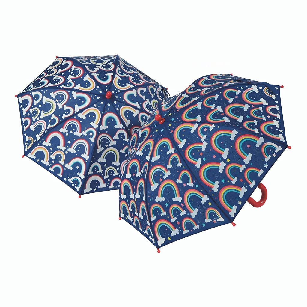 Floss & Rock Colour Changing Umbrella - Rainbows