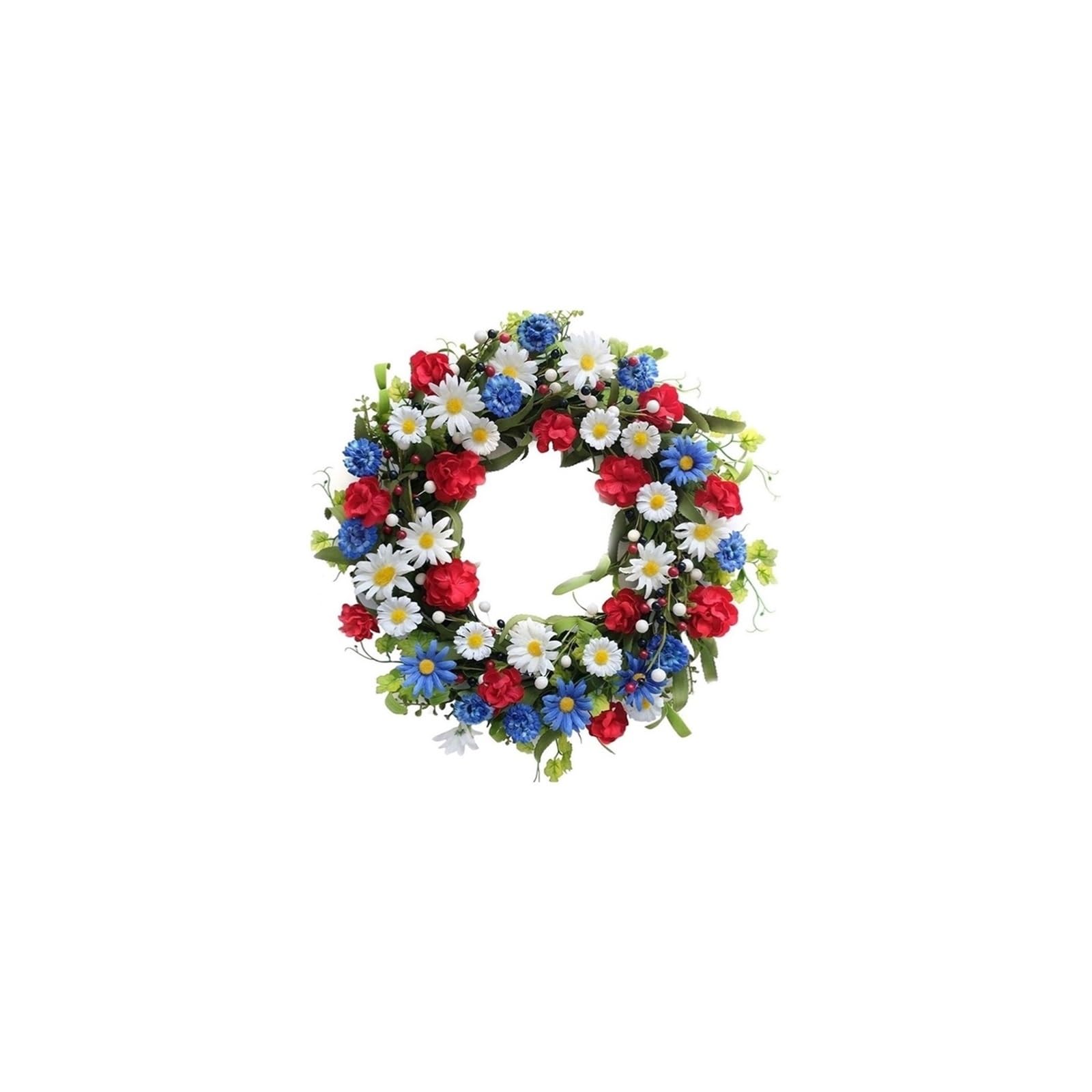 Couronne de Noël 2pc décoration traditionnelle résistante aux intempéries - 6