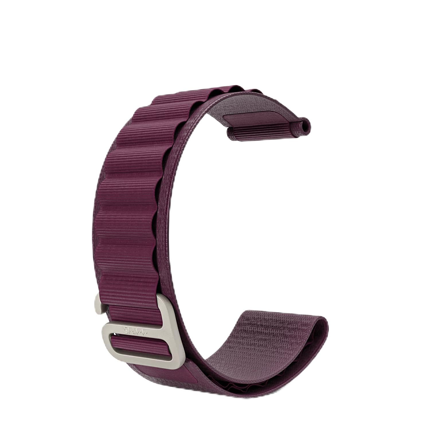 GRIPP® GLEN Alpine Nylon Textile Adjustable Sports Smart Watch Strap with Titanium Metal G-Hook for 42/44/45/49 MM Watch Series 9/8/7/6/5/4/3/2/1SE & Ultra for Men & Women【Watch Not Included】- Purple (B0CD3XH1NF) Amazon Price History, Amazon Price Tracker