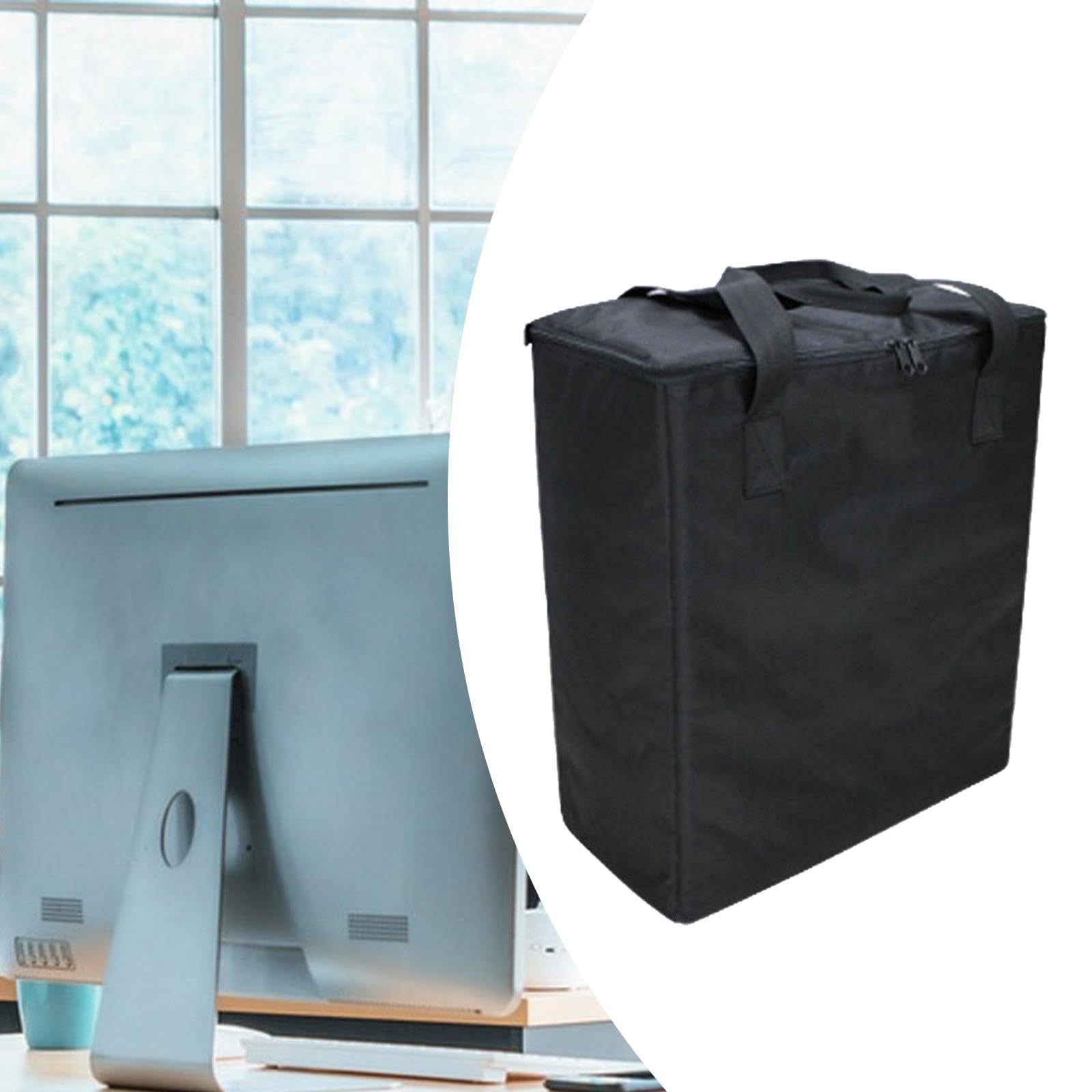 Computer Case Tragetasche Tragetasche Transporttasche Aufbewahrungstasche Aus Oxford Stoff mit Stoßfestem Wasserabweisendem Material für Büro, 19 Inch