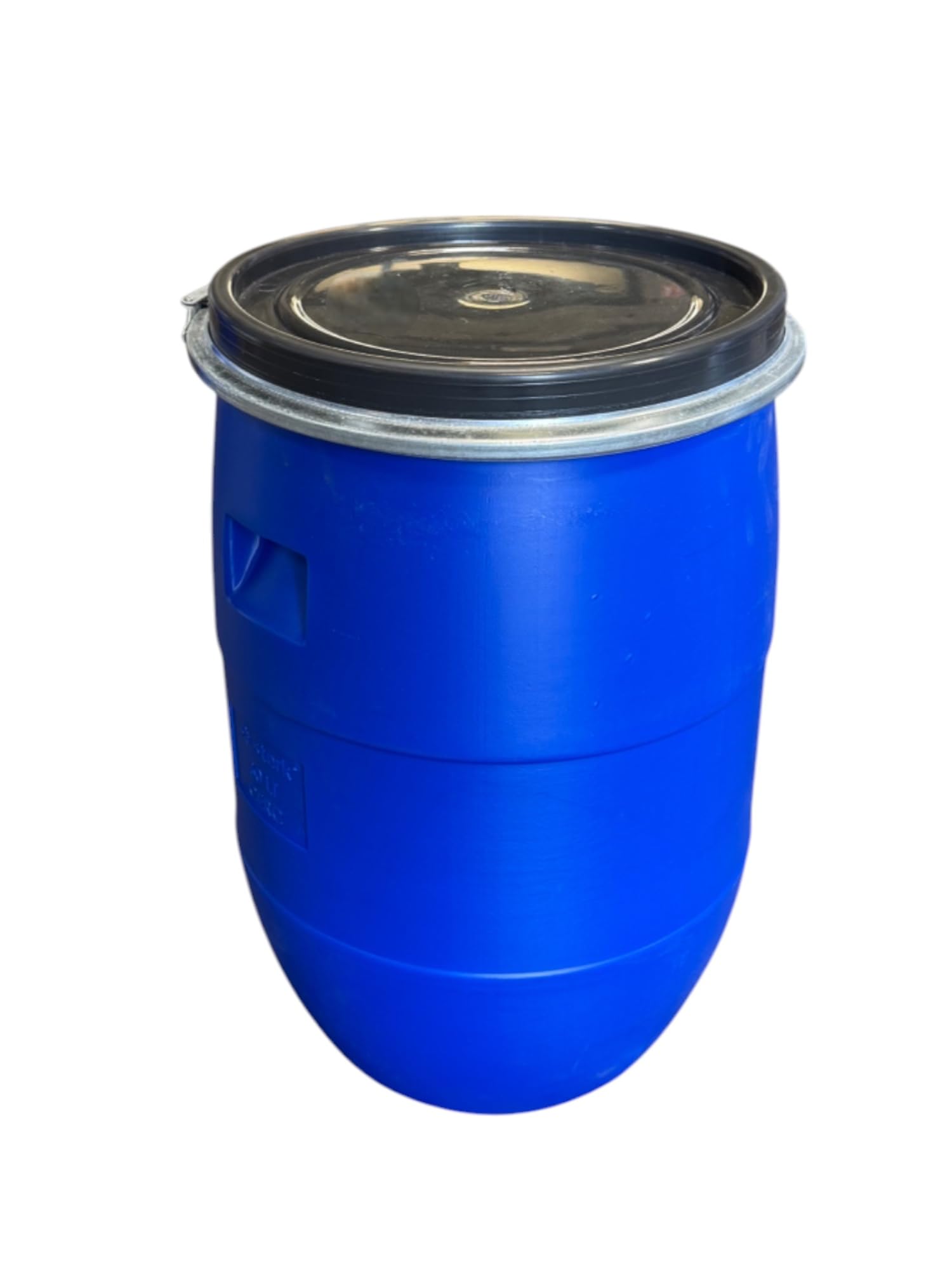 FUT Plastique 60 litres avec Couvercle Amovible – Bidon Bleu à Ouverture Totale pour Stockage de Liquides et Solides – Résistant, Pratique et Polyvalent