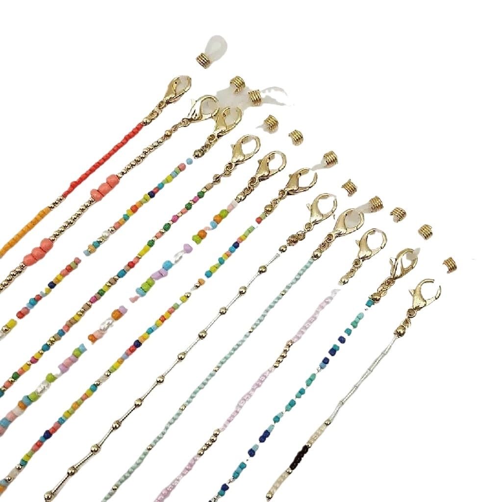 Collar Cadena for Gafas Cadena for Auriculares con Cuentas(S-004 Long Tube)