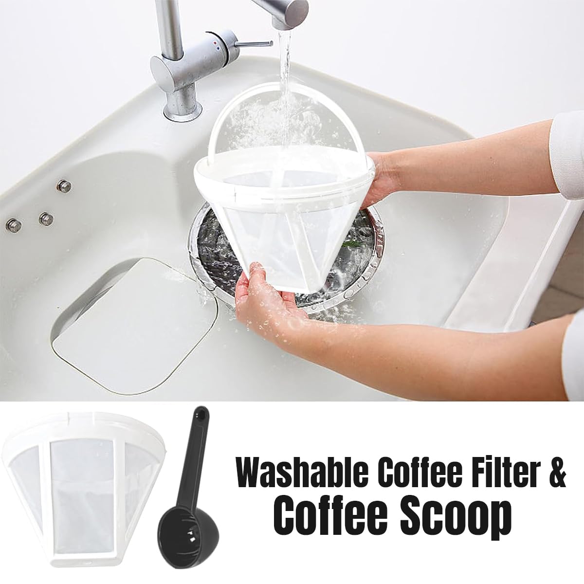 INALSA 6 Cups 650-Watt Coffee Maker with Anti Drip & Keep Warm Function|Overheat Protection|See Through 680 ML Carafe|630 ML Water Tank Capacity|Reusable Coffee Filter(Brew Matic DX) 4