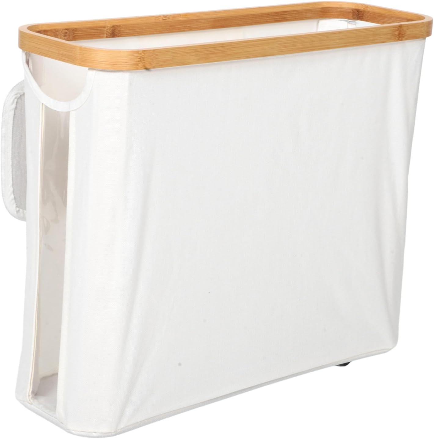 MAGICLULU Fabric Storage Basket Lid Toilet Paper Holder Storage Box for Bathroom Kitchen Laundry