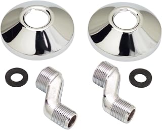 Juego Excentricas 2,5 cm. 1/2x3/4 Con Embellecedor