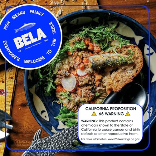 Image of BELA Wild Caught Portuguese Sardines Variety Pack - (2) Tins Each of Piri Piri, Lemon, & Smoke Flavor | 4.25 Oz (Pack of 6) | High Protein, Hand Selected, Naturally Caught, Sea Salted, & Omega 3 Rich