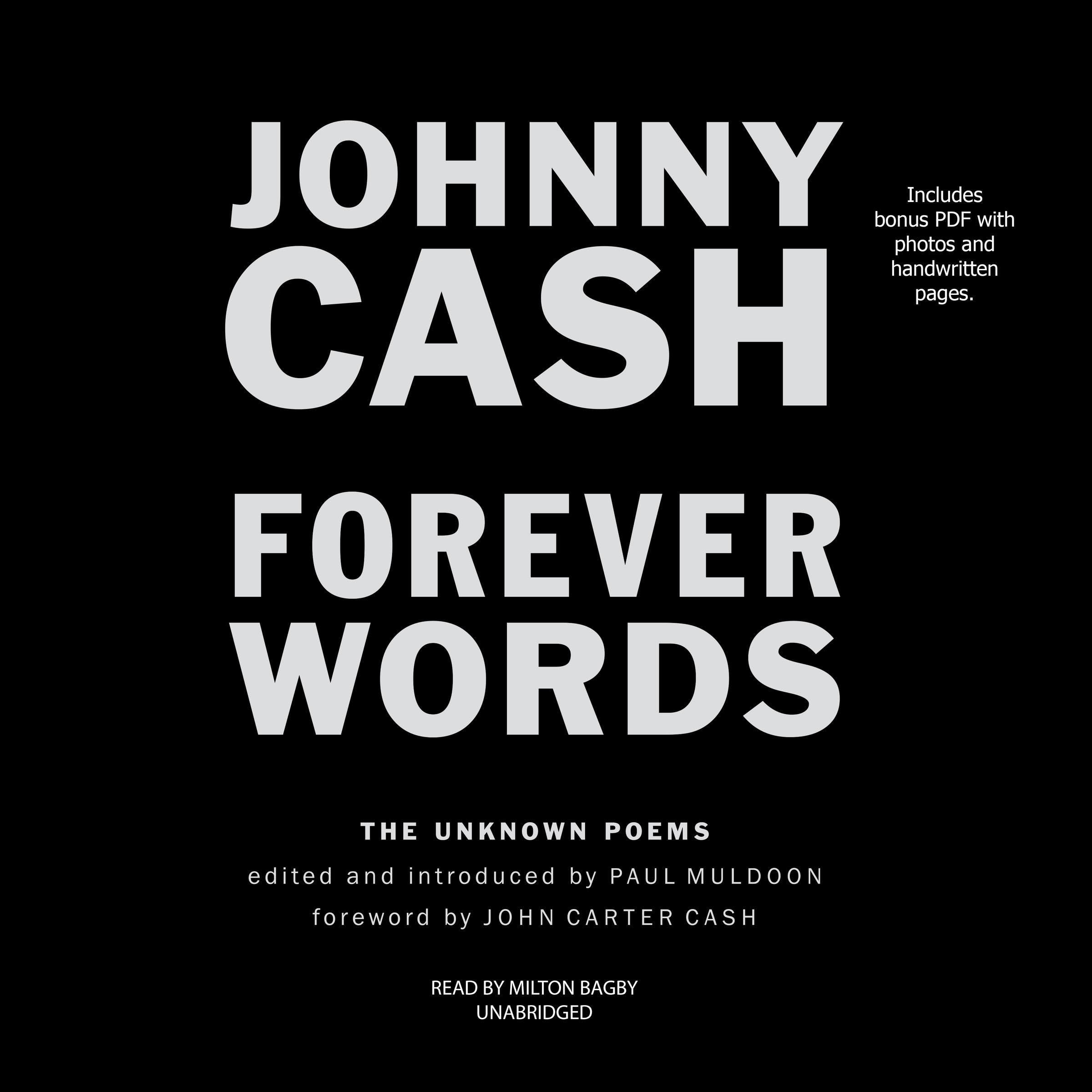 Cover art for Forever Words: The Unknown Poems