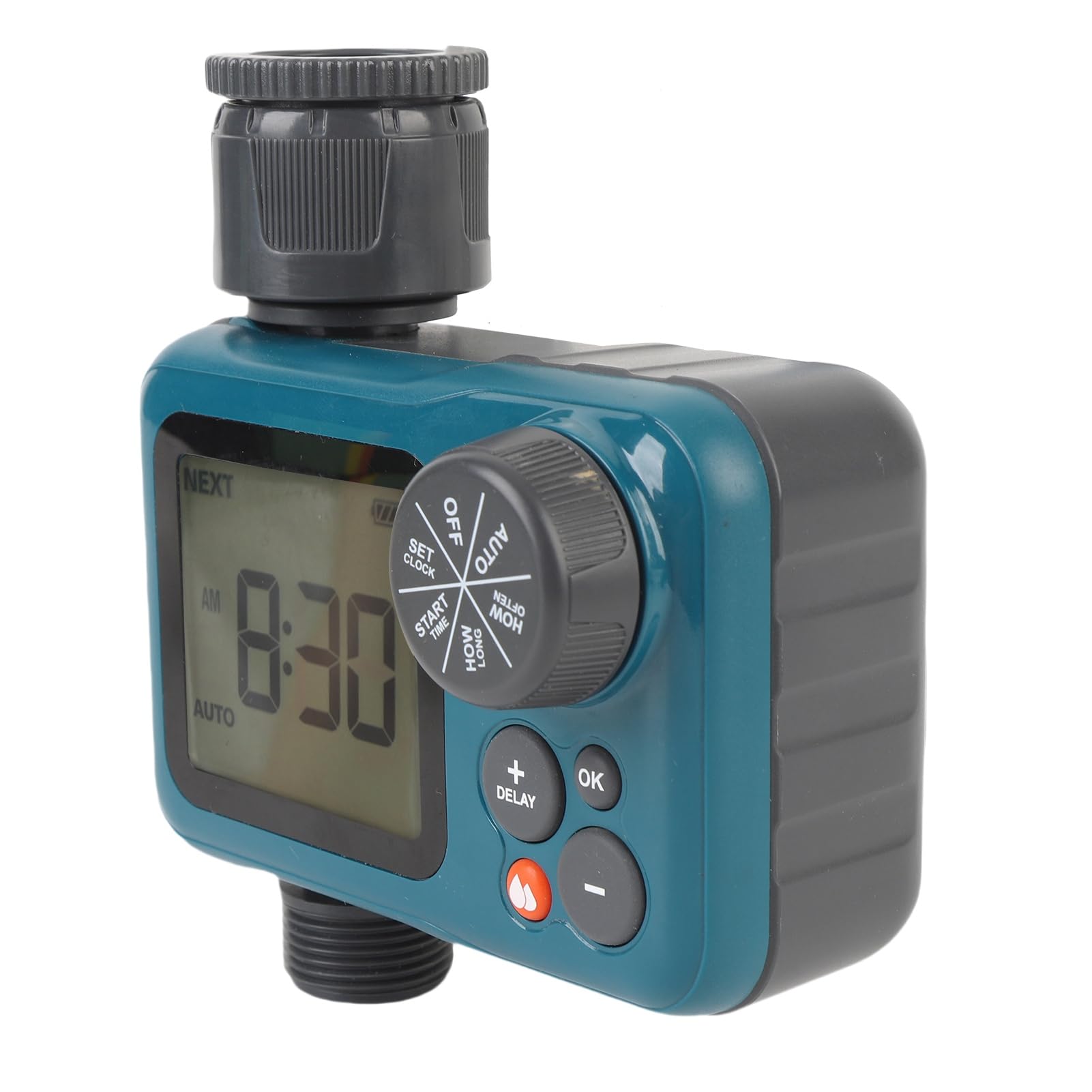 Timer digitale per irrigazione, 35 litri al minuto, ritardo pioggia, irrigazione automatica