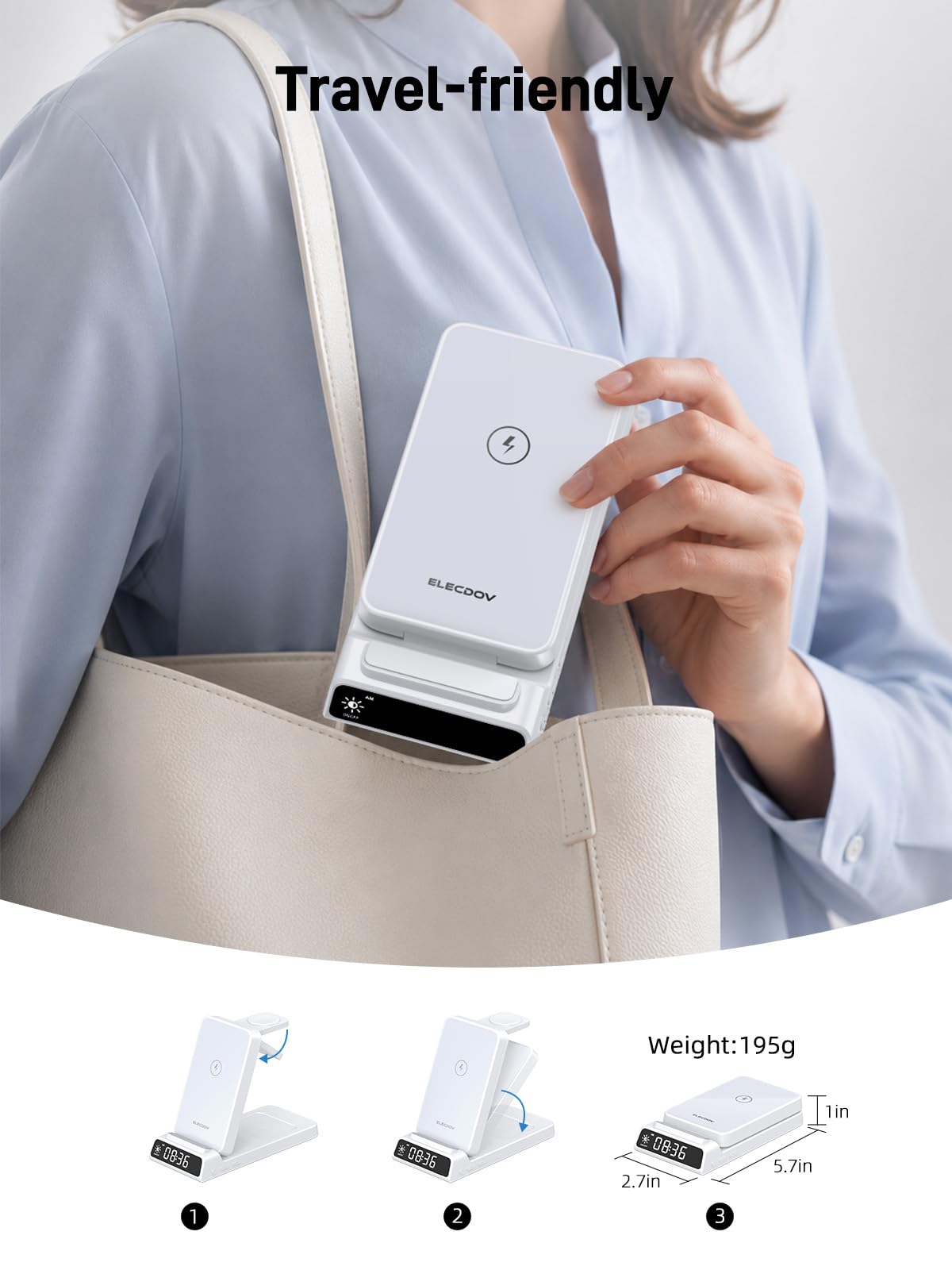 Amazon.co.jp: Samsung Galaxy Z Flip 7/7 FE/6/5/4/3用ワイヤレス充電