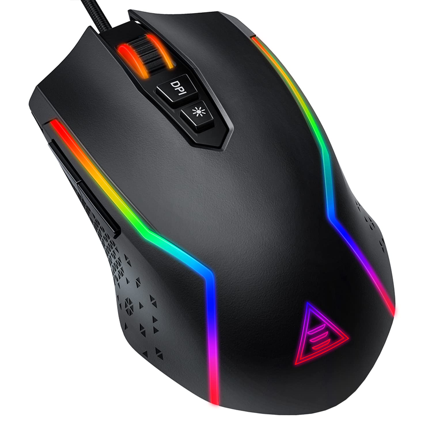 See full amazon price history chart for EKSA EM100 Gaming Mouse Wired Ergonomic Gaming Mice with 7 Programmable Buttons, Chroma RGB 6 Backlit& Adjustable 8000DPI for Windows PC Gamers (Classic Black) EKSA EM100 Gaming Mouse Wired Ergonomic Gaming Mice with 7 Programmable Buttons, Chroma RGB 6 Backlit& Adjustable 8000DPI for Windows PC Gamers (Classic Black) (B09Q32984X) Amazon Price History, Amazon Price Tracker