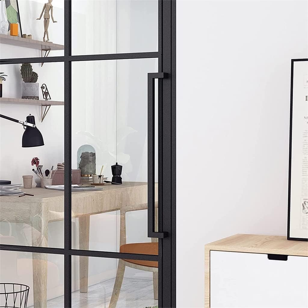 24" Heavy Duty Flat Shape Barn Door Push Pull Handle Entry Commercial Office Store Front Wood Timber Glass Garage 1 Pair