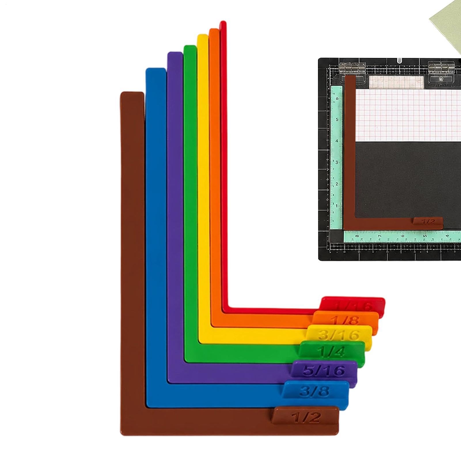 Card Making Alignment Guides 7 Piece Precision Multifunctional Portable