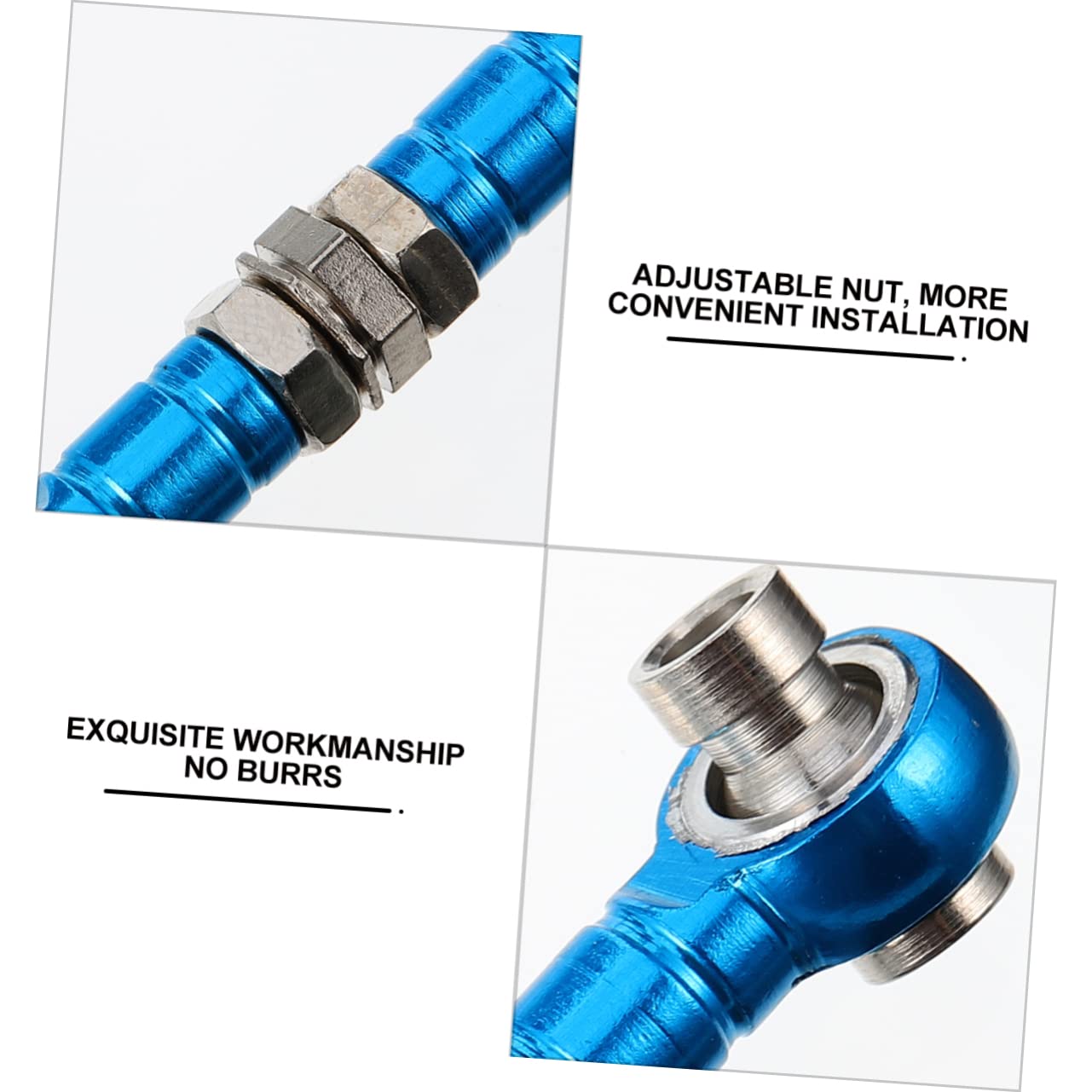 Unomor Rc Turnbuckle Rod Linkage Steering Rods Car Parts Truck Parts for Rc Car Enthusiasts