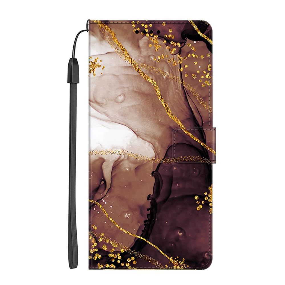 Cavor Cover Compatibile Con Sony Xperia 10 V,Vera Pelle Flip