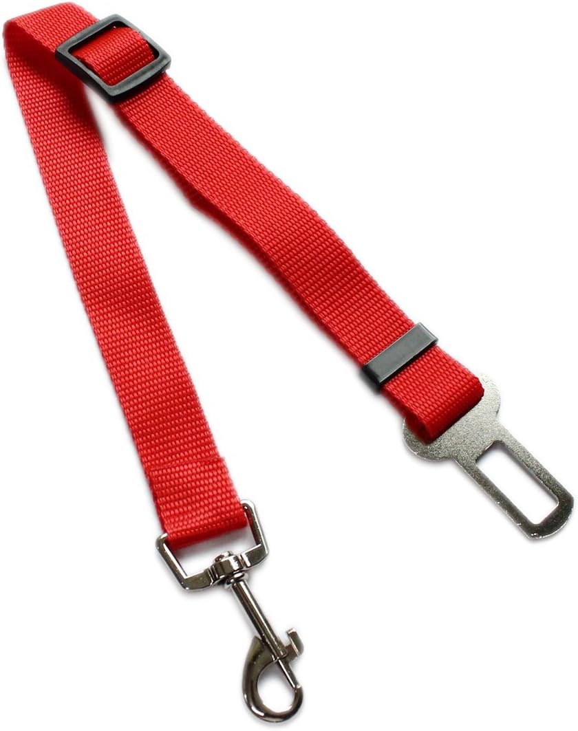 FuzzyGreen Adjustable Pet Seat Belt, Adjustable Dog Pet