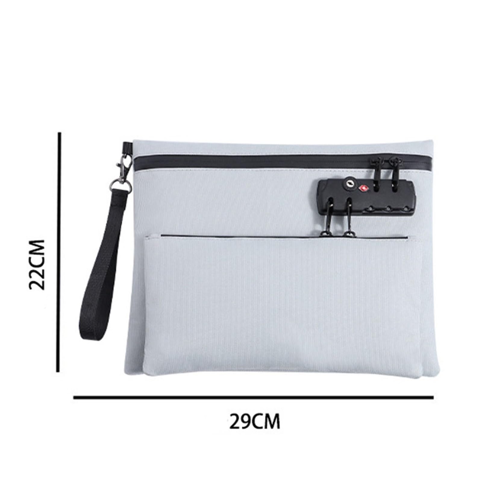 Reise-Aufbewahrungstasche mit Passwortsperre, Kreditkarten-Safe, Handtasche, wasserdichte Aufbewahrungstasche(Color-02)