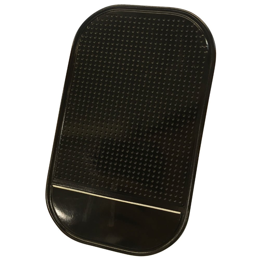 Japard Removable Silicone Sticky Anti-Slip Gel Pads, Sticky Pad Anti-Slip Non Slip Mat for Phone 3 x 6 inches Black