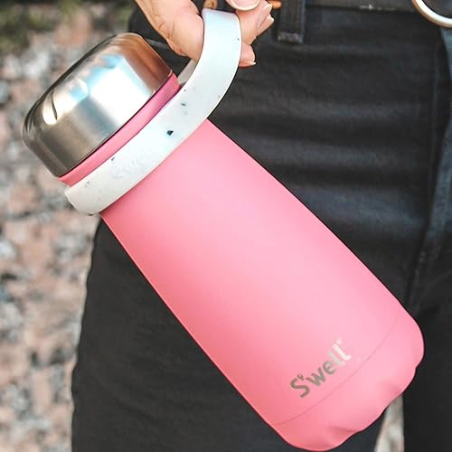 Miniatura 4 de Swell - Mango para Traveler, color blanco con puntos, accesorio para llevar a cualquier parte para tu botella de Swell, diseño innovador y agarre