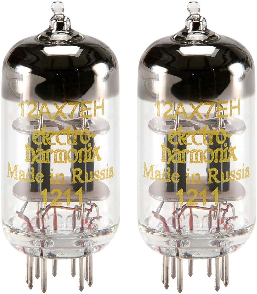 Brand New In Box Gain Matched Pair (2) Electro-Harmonix 12AX7 Vacuum Tubes