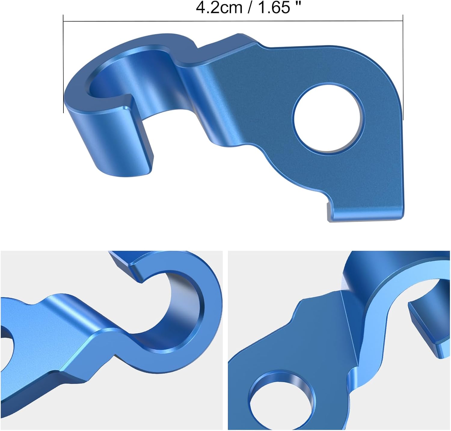 NICECNC Clutch Line Clip 6061-T6 Aluminum Compatible with Yamaha Blaster 200 YFS200 1988-2006, Replacement for 10V-1131E-00 Blue