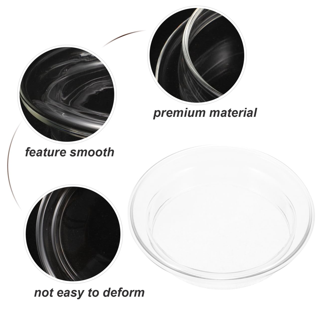 Healifty 3 Piezas Tapa de Vidrio de Borosilicato para Tetera Repuesto Resistente y Sellado para Hogar Fiestas y Camping Protege contra Insectos y Derrames