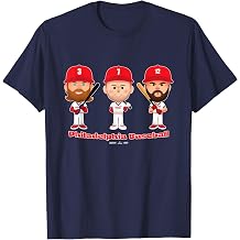 فيلادلفيا لاعبي البيسبول الجسم الثلاثي MLBPA تي شيرت