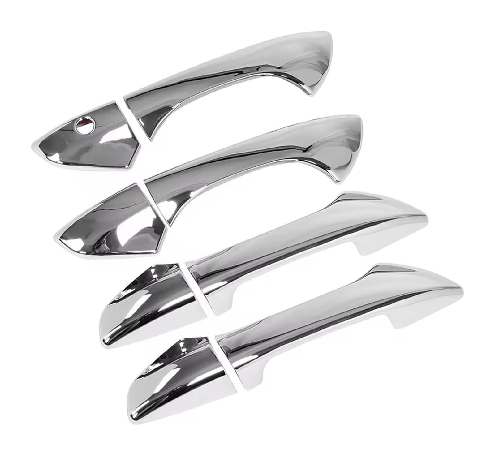 Hckclmbmzw One Color For Accord 2008 2009 2010 2011 2012 Door Handle Exterior Cover 8Pcs Car Side Abs Trim Accessories Decor Glossy Silver Door Handle Cover