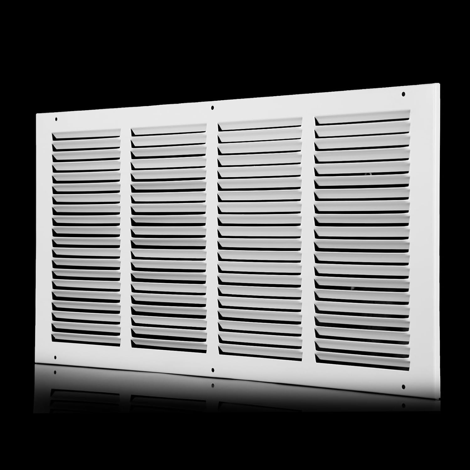 22x12 Return Air Grille(Duct Opening Size),Air Return Vent Cover,Flat Vent Cover,Rejillas De Aire Acondicionado Para Casa,Return Air Grilles,Outer Dimensions:23.75"Wx13.75"H(22"W x 12"H, Duct Opening)