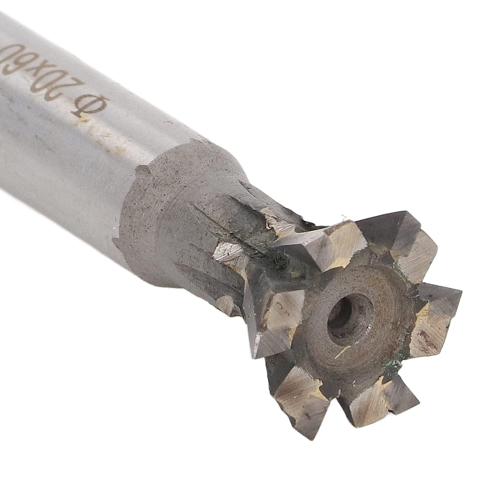 60-Grad-Schwalbenschwanzfräser 20 Mm 6-schneidiger Hartmetall-Zylinderschaft-Schwalbenschwanzfräser für Edelstahl-Schwalbenschwanzfräser