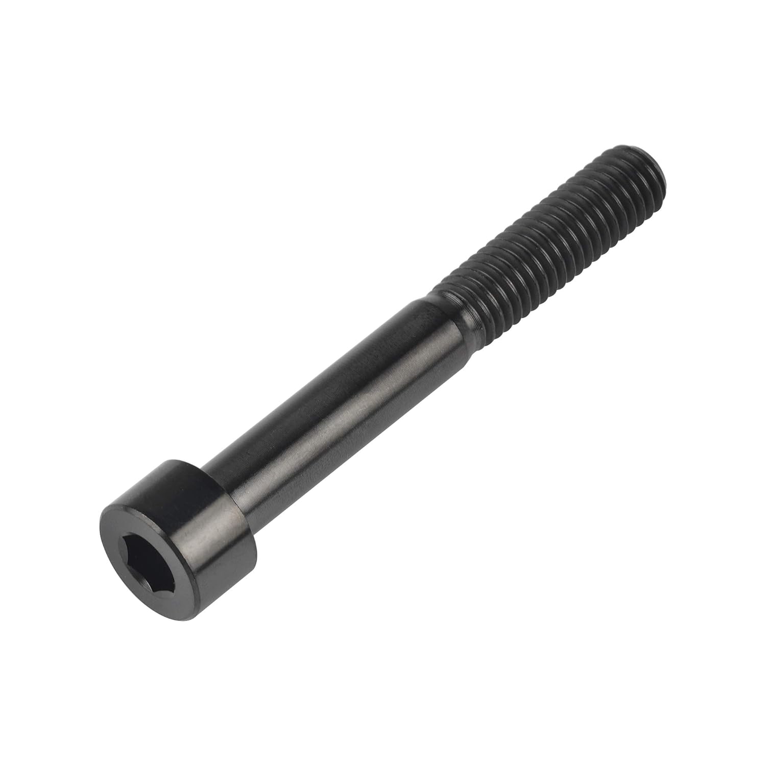 Titanium Ti M8 x15 20 25 30 35 40 45 50 60 70mm 1.25mm Pitch Hex Allen Socket Head Bolt Screws Pack of 4 (Square Head M8x60mm, Black)