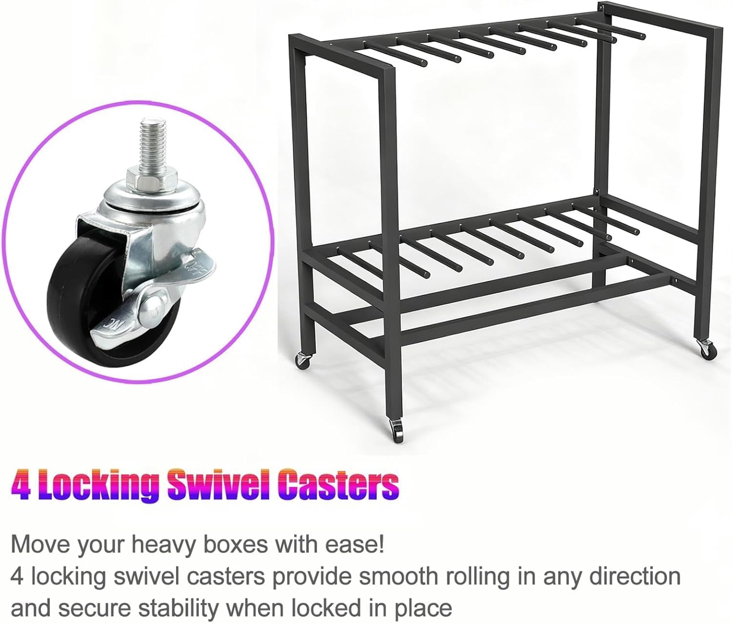 Small Rolling Art Canvas Storage Rack, Household Multifunctional Crafts Drying & Print Holder, Floor-Mounted Drawing Board/Paintings/Portfolios/Pictures/Frames Stand