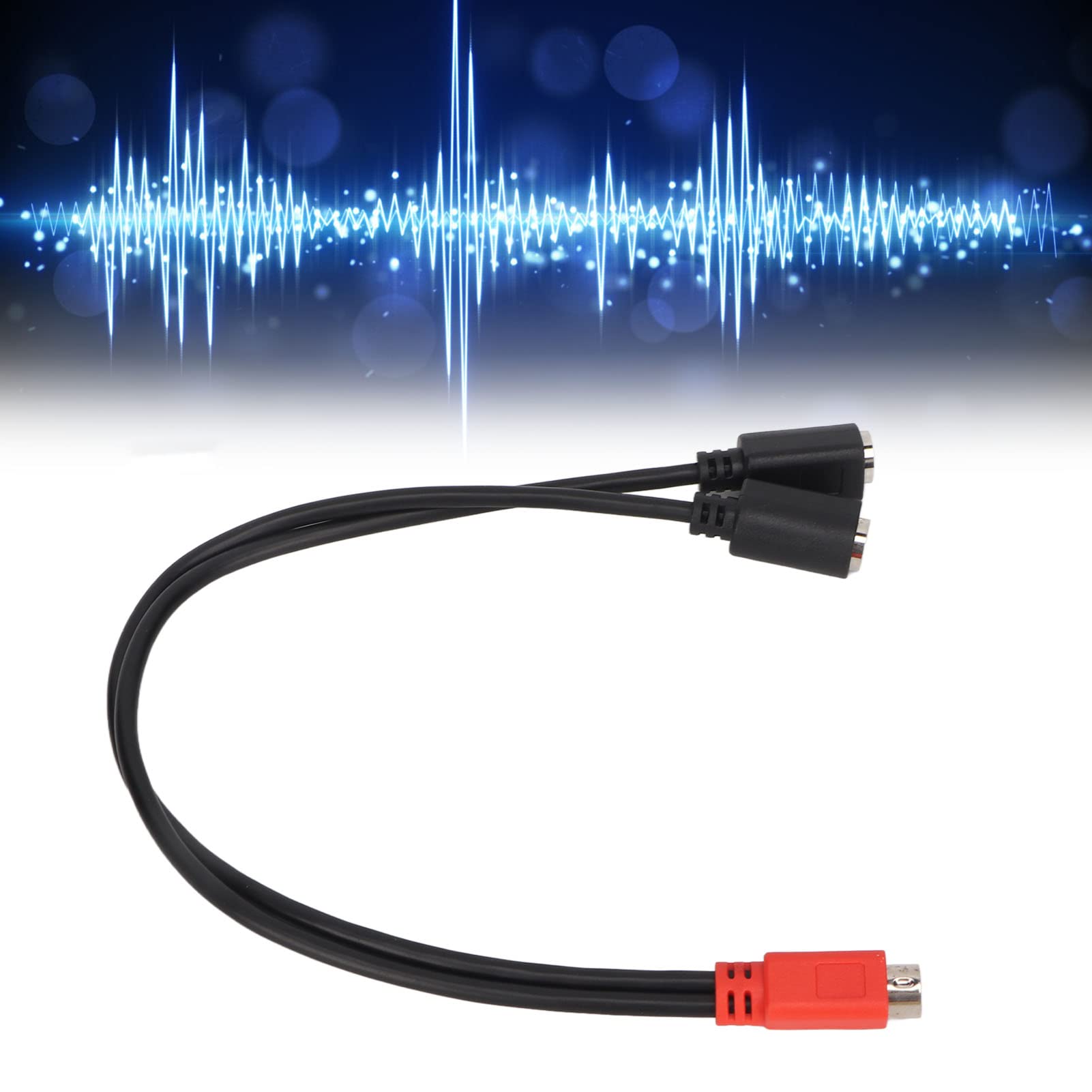 DIN 6-biegunowy kabel wtykowy i wtyczka na 2 gniazda 6-biegunowe, klawiatura/mysz, kabel rozdzielający, Plug and Play
