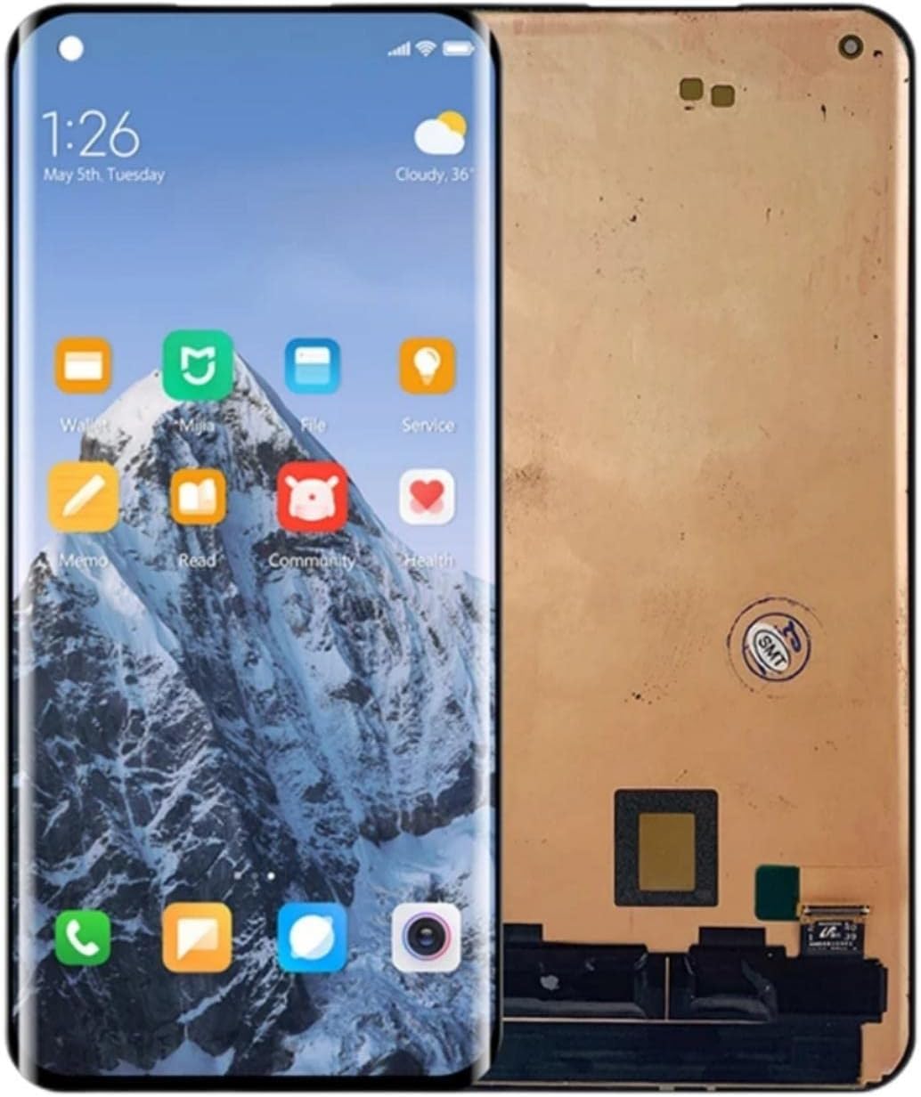 SHOWGOOD 6.81'' Mi11 Display Screen, for Xiaomi Mi 11 M2011K2C M2011K2G LCD Display Touch Screen Digitizer with Frame Assembly (with Black Frame)