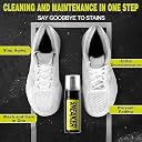 JICOOT Shoe Cleaner Kit for Sneaker, Water-Free Foam Sneaker Cleaner 150ml with Shoe Brush and Shoe Cloth, Work on Most Shoes, Essentials Shoe Cleaning Kit for Removing Stains and Dirt gallery image