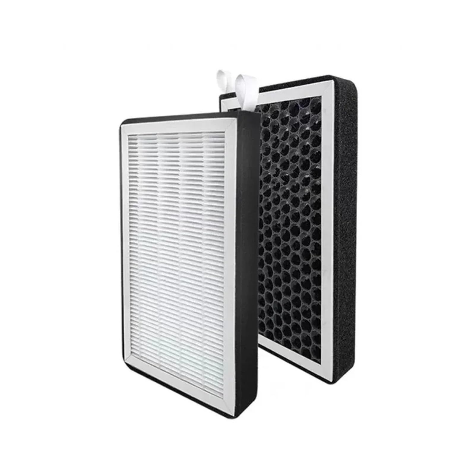 Pybycegnzk Black Washable Panel Filter For Tesla For Model For 3 For Y Hepa Activated Carbon Air Filter Auto Conditioner Element Kit Cabin Air-Filters