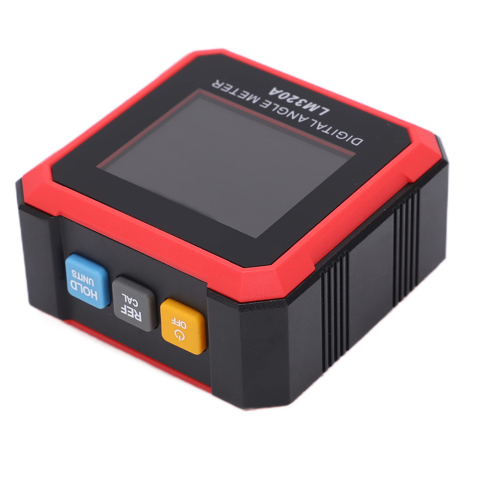 Per costruzioni e lavorazioni meccaniche - Inclinometro digitale LM320A e goniometro con misuratore angolare con display LCD retroilluminato, ribaltamento automatico, base