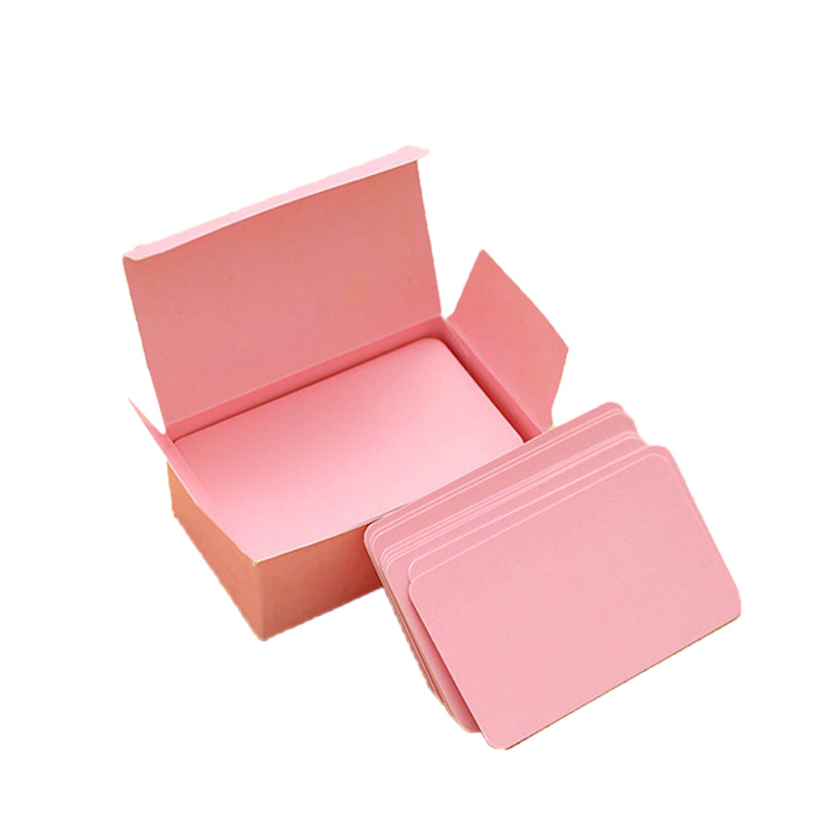 Elonglin 4 Boxes of Message Pads Cards Memo Books Notepads Scratch Pads Candy Colors Note Cards Pink